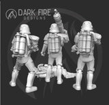 Authority Incinerator Trooper Miniature - SW Legion Compatible (38-40mm tall) Multi-Piece Resin 3D Print - Dark Fire Designs - Gootzy Gaming