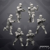 Authority Naval Operators - 6 Miniature All In Bundle- SW Legion Compatible (38-40mm tall) Resin 3D Print - Skullforge Studios - Gootzy Gaming