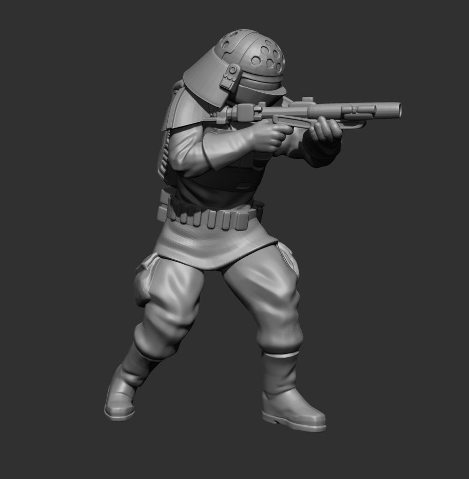 Authority Naval Trooper Squad - 5 Mini Bundle - SW Legion Compatible (38-40mm tall) Resin 3D Print - Skullforge Studios - Gootzy Gaming