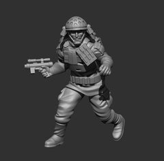 Authority Naval Trooper Squad - 5 Mini Bundle - SW Legion Compatible (38-40mm tall) Resin 3D Print - Skullforge Studios - Gootzy Gaming