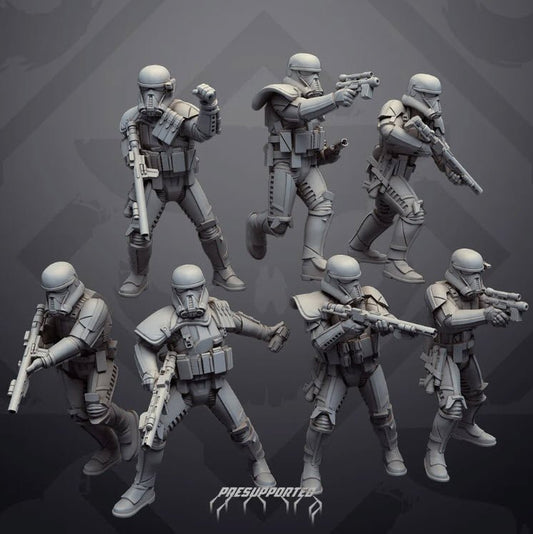 Authority Necro Squad Set 2 - SW Legion Compatible Miniature (38 - 40mm tall) High Quality 8k Resin 3D Print - Skullforge Studios - Gootzy Gaming