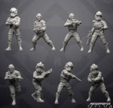 Authority Paratrooper - Single Miniature - SW Legion Compatible (38-40mm tall) Resin 3D Print - Skullforge Studios - Gootzy Gaming
