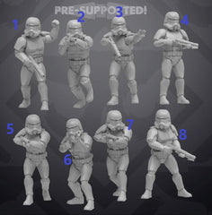 Authority Phase 1 Convert Troopers - Single Miniature - SW Legion Compatible (38 - 40mm tall) Resin 3D Print - Skullforge Studios - Gootzy Gaming