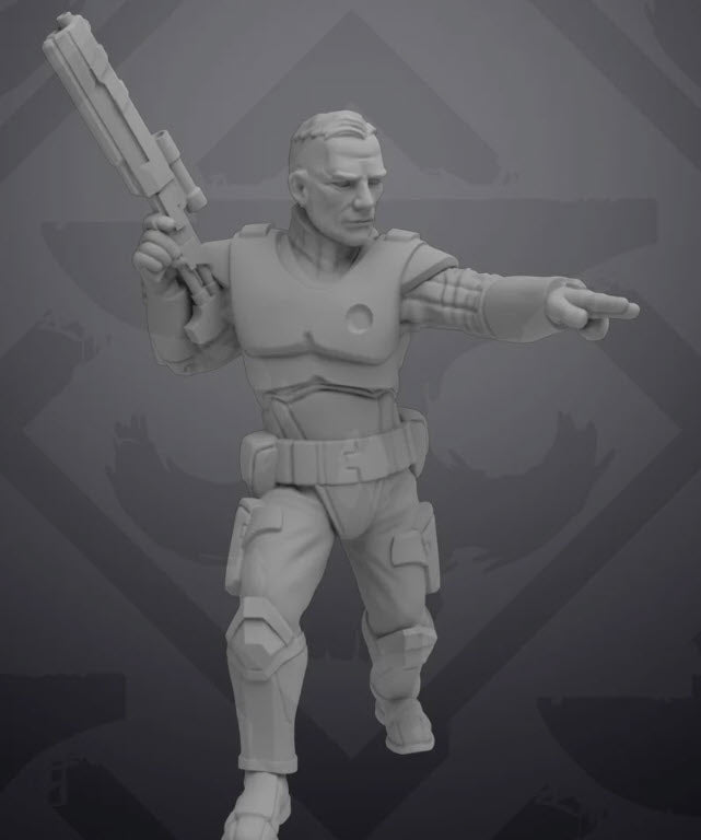 Authority Rangers - 11 Miniature All In Bundle - SW Legion Compatible (38 - 40mm tall) Resin 3D Print - Skullforge Studios - Gootzy Gaming
