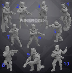 Authority Rangers - Single Miniature - SW Legion Compatible (38 - 40mm tall) Resin 3D Print - Skullforge Studios - Gootzy Gaming