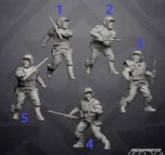 Authority Recon Shock Baton Trooper - Single Miniature - SW Legion Compatible (38 - 40mm tall) Resin 3D Print - Skullforge Studios - Gootzy Gaming