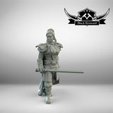 Authority Red Knight Dare - SW Legion Compatible Miniature (38-40mm tall) High Quality 8k Resin 3D Print - Black Remnant - Gootzy Gaming