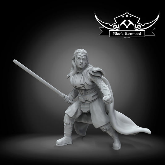 Authority Red Knight Fel - SW Legion Compatible Miniature (38-40mm tall) High Quality 8k Resin 3D Print - Black Remnant - Gootzy Gaming