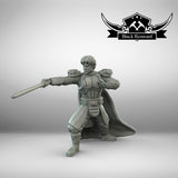 Authority Red Knight Leader Draco - SW Legion Compatible Miniature (38-40mm tall) High Quality 8k Resin 3D Print - Black Remnant - Gootzy Gaming