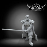 Authority Red Knight Sinde - SW Legion Compatible Miniature (38-40mm tall) High Quality 8k Resin 3D Print - Black Remnant - Gootzy Gaming