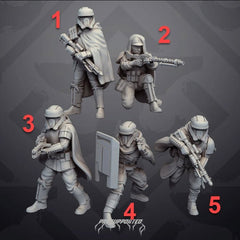 Authority Remnants Set 6 Cloaked Shores - SW Legion Compatible Miniature (38 - 40mm tall) High Quality 8k Resin 3D Print - Skullforge Studios - Gootzy Gaming