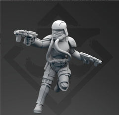 Authority SCAR Engineer - SW Legion Compatible (38 - 40mm tall) Resin 3D Print - Skullforge Studios - Gootzy Gaming