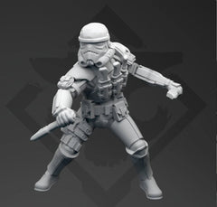 Authority SCAR Melee Trooper - SW Legion Compatible (38 - 40mm tall) Resin 3D Print - Skullforge Studios - Gootzy Gaming