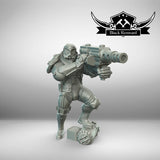 Authority SCAR Recon Heavy Trooper ZUKE - SW Legion Compatible Miniature (38-40mm tall) High Quality 8k Resin 3D Print - Black Remnant - Gootzy Gaming