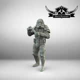 Authority SCAR Recon Scout Trooper CAV - SW Legion Compatible Miniature (38-40mm tall) High Quality 8k Resin 3D Print - Black Remnant - Gootzy Gaming