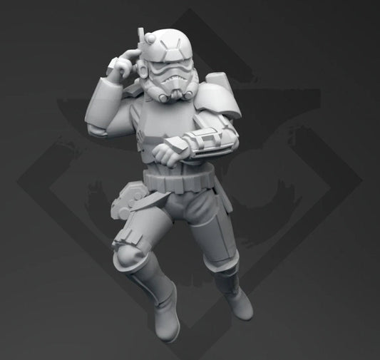 Authority SCAR Slicer "MIC" Miniature - SW Legion Compatible (38 - 40mm tall) Resin 3D Print - Skullforge Studios - Gootzy Gaming