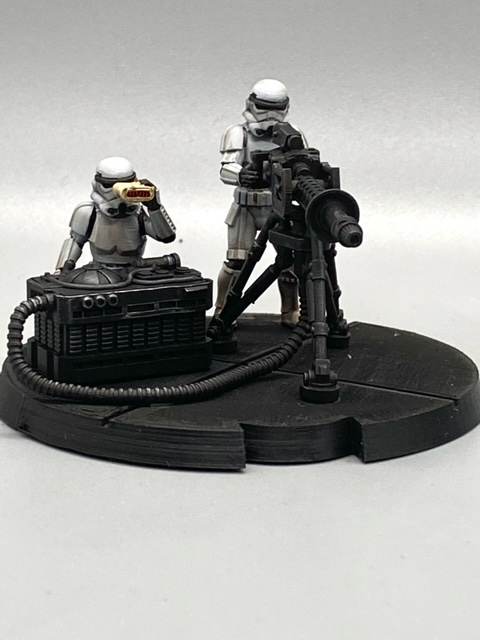 Authority Standard Repeater Team - SW Legion Compatible (38 - 40mm tall) Multi - Piece Resin 3D Print - Dark Fire Designs - Gootzy Gaming