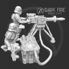 Authority Standard Repeater Team - SW Legion Compatible (38 - 40mm tall) Multi - Piece Resin 3D Print - Dark Fire Designs - Gootzy Gaming