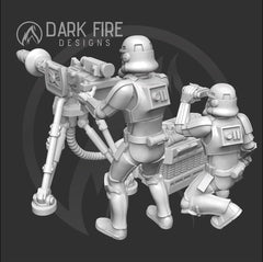 Authority Standard Repeater Team - SW Legion Compatible (38 - 40mm tall) Multi - Piece Resin 3D Print - Dark Fire Designs - Gootzy Gaming