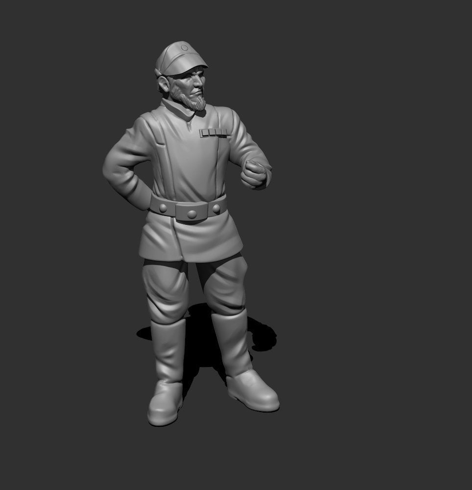 Authority Standing Officer Miniature- SW Legion Compatible (38-40mm tall) Resin 3D Print - Skullforge Studios - Gootzy Gaming