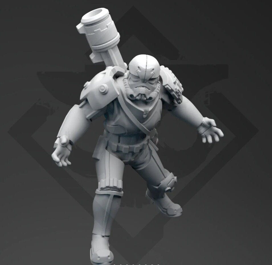 Authority Task Squad 66 - 7 Miniature bundle - SW Legion Compatible (38 - 40mm tall) Resin 3D Print - Skullforge Studios - Gootzy Gaming