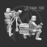 Authority Tropical Repeater Team - SW Legion Compatible (38-40mm tall) Multi-Piece Resin 3D Print - Dark Fire Designs - Gootzy Gaming