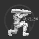 Authority Tropical Rocket Trooper Miniature - SW Legion Compatible (38-40mm tall) Multi-Piece Resin 3D Print - Dark Fire Designs - Gootzy Gaming