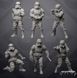Authority Warden Troopers - Single Miniature - SW Legion Compatible (38-40mm tall) Resin 3D Print - Skullforge Studios - Gootzy Gaming