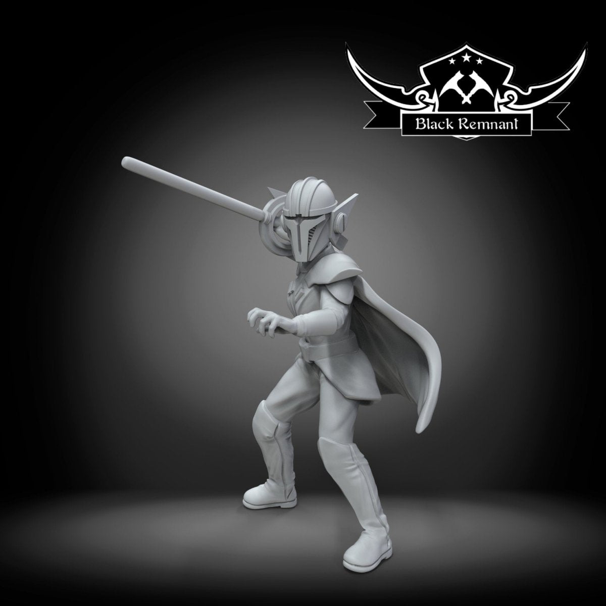 Authority Wizard Hunter #4 Miniature - SW Legion Compatible (38-40mm tall) Multi-Piece Resin 3D Print - Black Remnant - Gootzy Gaming