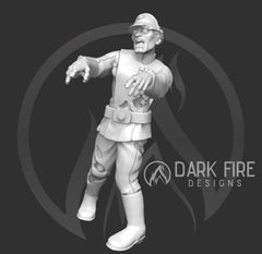 Authority Zombie Officer Miniature - SW Legion Compatible (38-40mm tall) Resin 3D Print - Dark Fire Designs - Gootzy Gaming