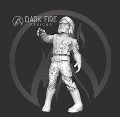 Authority Zombie Walker Driver Miniature - SW Legion Compatible (38 - 40mm tall) Multi - Piece Resin 3D Print - Dark Fire Designs - Gootzy Gaming