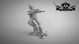 Avenger Mando Viz Miniature- SW Legion Compatible (38-40mm tall) Resin 3D Print - Black Remnant - Gootzy Gaming