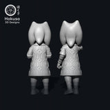 Baby Alien Girl - Single Small Miniature - SW Legion Compatible Resin Multi-Piece 3D Print - Hokusa Designs - Gootzy Gaming