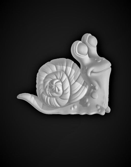 Baby Giant Snail - Small Single Roleplaying Miniature for D&D or Pathfinder - 32mm Scale Detailed Resin 3D Print - Gootzy Gaming