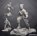 Badger Operative Superhero Miniature - MCP/Crisis Protocol Compatible (40mm tall) Resin 3D Print - Skullforge Studios - Gootzy Gaming