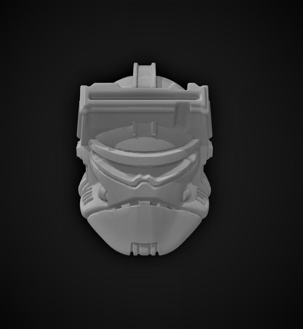 BARC Visor Up Clone Trooper Helmets - 5 bits pack - SW Legion Compatible Resin 3D Print - Dark Fire Designs - Gootzy Gaming