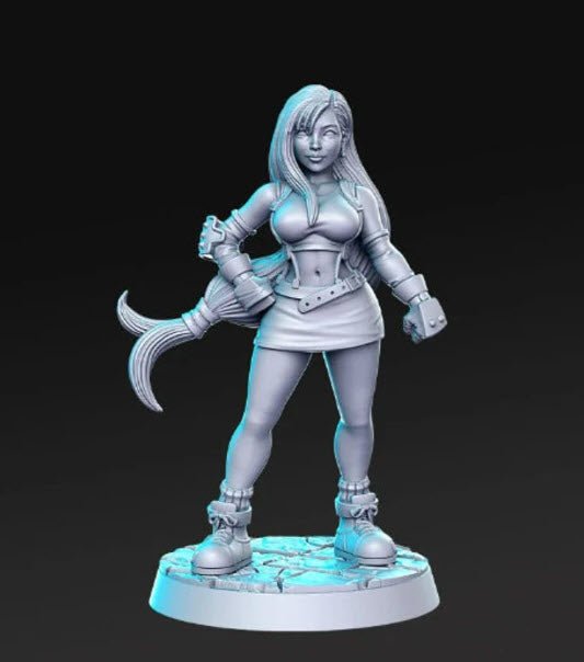 Bartender Brawler - Single Roleplaying Miniature for D&D or Pathfinder - 32mm Scale Resin 3D Print - RN EStudios - Gootzy Gaming