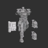 Battlefront ARC Captain Miniature - SW Legion Compatible (38-40mm tall) Multi-Piece Resin 3D Print - Dark Fire Designs - Gootzy Gaming