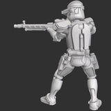 Battlefront Sniper Clone Trooper - SW Legion Compatible (38-40mm tall) Multi-Piece Resin 3D Print - Dark Fire Designs - Gootzy Gaming