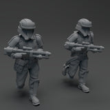 Beach Trooper Squad - 6 Miniature Bundle - SW Legion Compatible (38-40mm tall) Resin 3D Print - Skullforge Studios - Gootzy Gaming