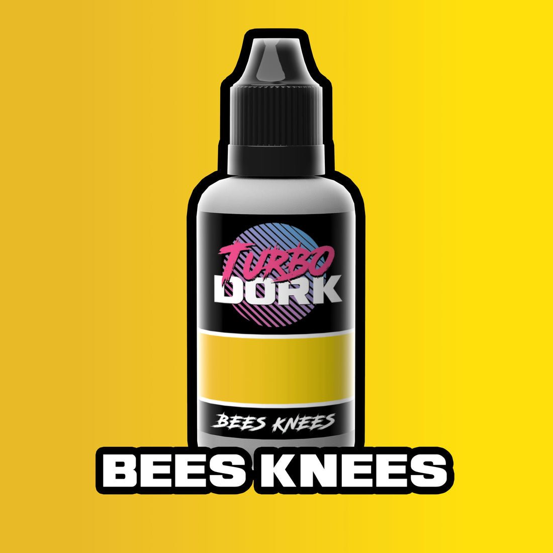 Bees Knees - Yellow Metallic Paint - TurboDork - 20 mL Dropper Bottle - Gootzy Gaming