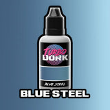 Blue Steel - Blue Grey Metallic Paint - TurboDork - 20 mL Dropper Bottle - Gootzy Gaming
