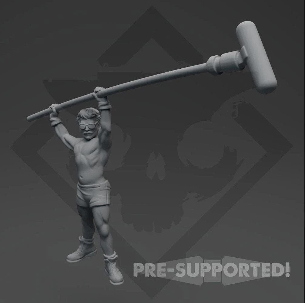 Boom Mic Crew Member Miniature - SW Legion Compatible (38 - 40mm tall) Resin 3D Print - Skullforge Studios - Gootzy Gaming