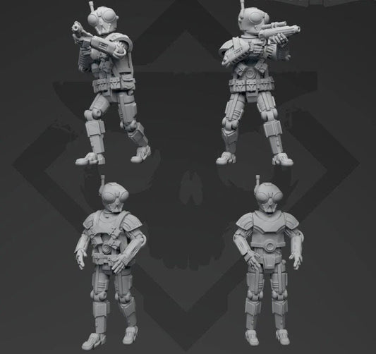 Bug Hunter Droid Miniature - SW Legion Compatible (38 - 40mm tall) Resin 3D Print - Skullforge Studios - Gootzy Gaming