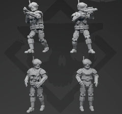 Bug Hunter Droid Miniature - SW Legion Compatible (38 - 40mm tall) Resin 3D Print - Skullforge Studios - Gootzy Gaming