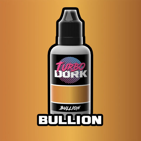 Bullion - Gold Metallic Paint - TurboDork - 20 mL Dropper Bottle - Gootzy Gaming