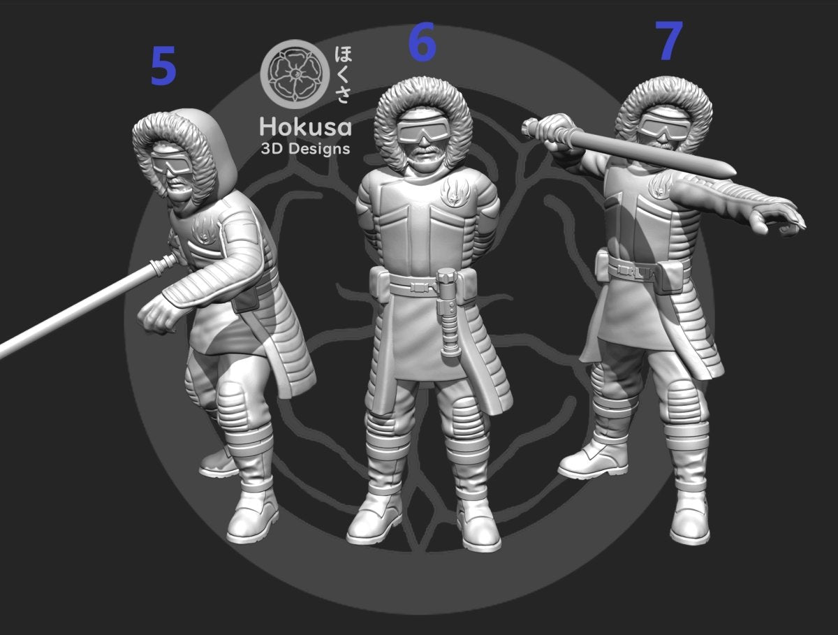 Calculating General (Winter Gear) - Single Miniature - SW Legion Compatible (38-40mm tall) Resin 3D Print - Hokusa Designs - Gootzy Gaming