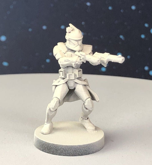 Captain Fordo Miniature - SW Legion Compatible (38-40mm tall) Multi-Piece Resin 3D Print - Dark Fire Designs - Gootzy Gaming