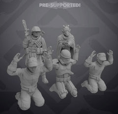 Captured Combatants Set 1 - Single Miniature - SW Legion Compatible (38 - 40mm tall) Resin 3D Print - Skullforge Studios - Gootzy Gaming