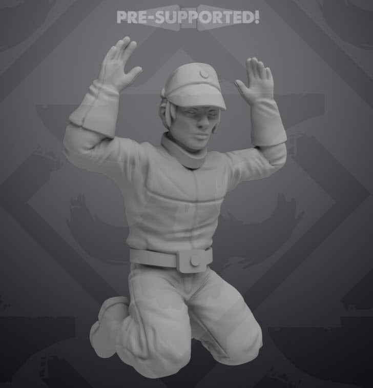 Captured Combatants Set 1 - Single Miniature - SW Legion Compatible (38 - 40mm tall) Resin 3D Print - Skullforge Studios - Gootzy Gaming